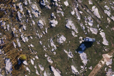 Übernachtungsplatz aus der Vogelperspektive Übernachtungsplatz aus der Vogelperspektive