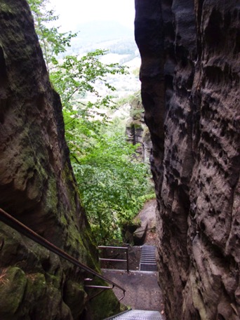 over stairways ... over stairways ...