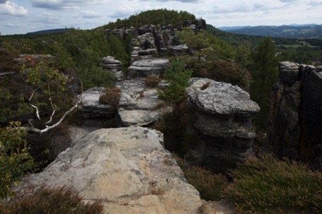 the Tyssaer walls, back in Czech Republic