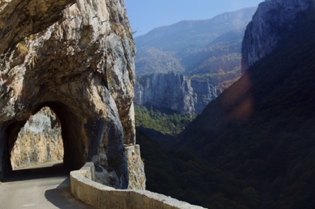 in the region of Vercors we get surprised by "interesting" roads