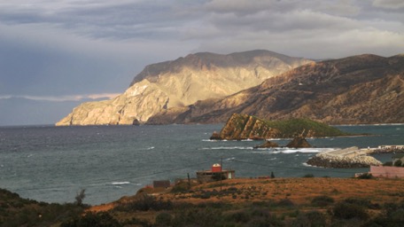 in Al Hoceima, wie an der ganzen Küste, weht ein rauher Wind