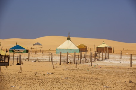 Vororte von Nouakchott, der Hauptstadt Mauretaniens Vororte von Nouakchott, der Hauptstadt Mauretaniens
