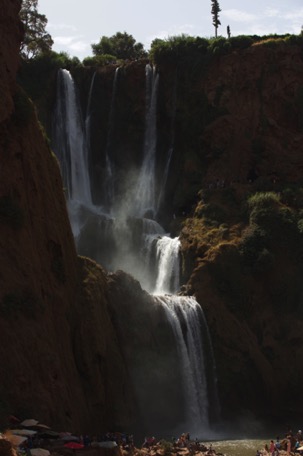 the waterfalls of Ouzoude the waterfalls of Ouzoude