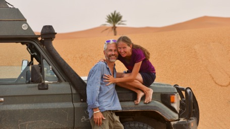 Raindrops in the Sahara... signs of the big rain to come ...