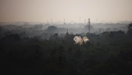 dawn over Bago