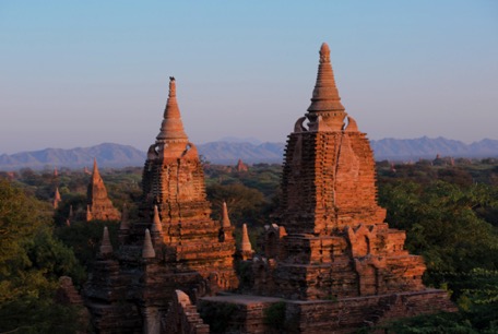 the big pagodas are closed for climbing...