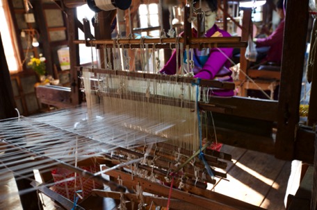 ... before we have a look at the weaving center