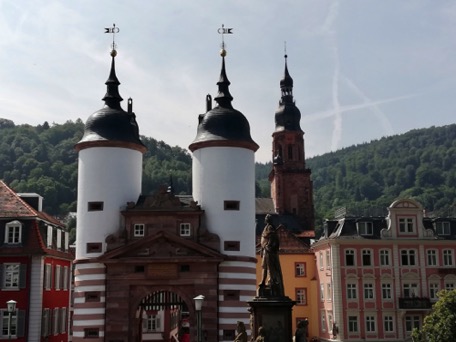 über Heidelberg ...