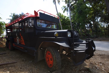 the Jeepney for tourists is broken at the moment ...