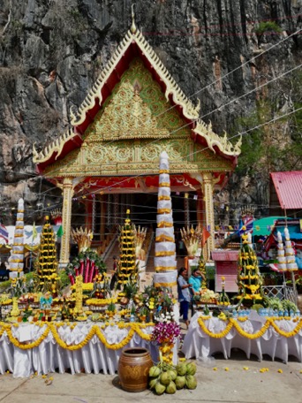 celebration in a nearby temple