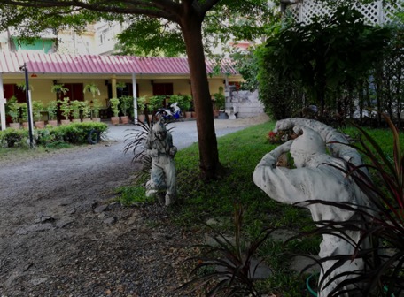 zurück in unserer Oase in Bangkok für einen Tag