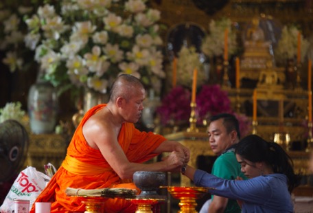it's high season for the monks ... it's high season for the monks ...